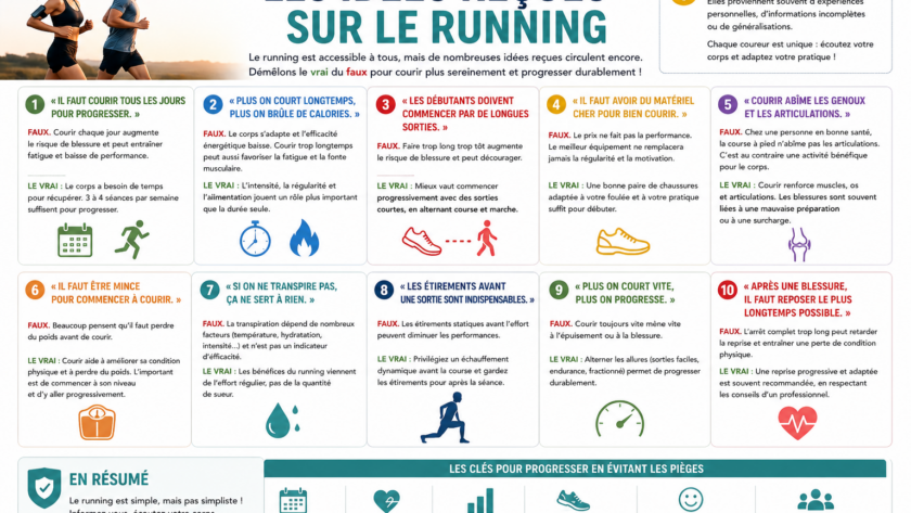 Les idées reçues sur le running
