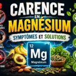 Carence en magnésium : symptômes et solutions