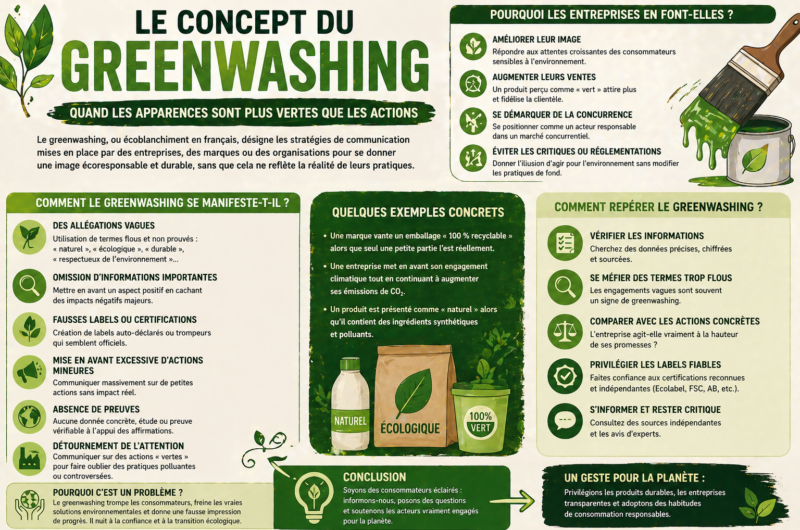 Le concept du greenwashing