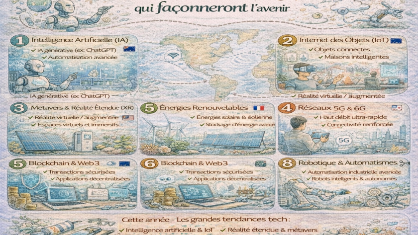 Les tendances technologiques qui façonneront l’avenir
