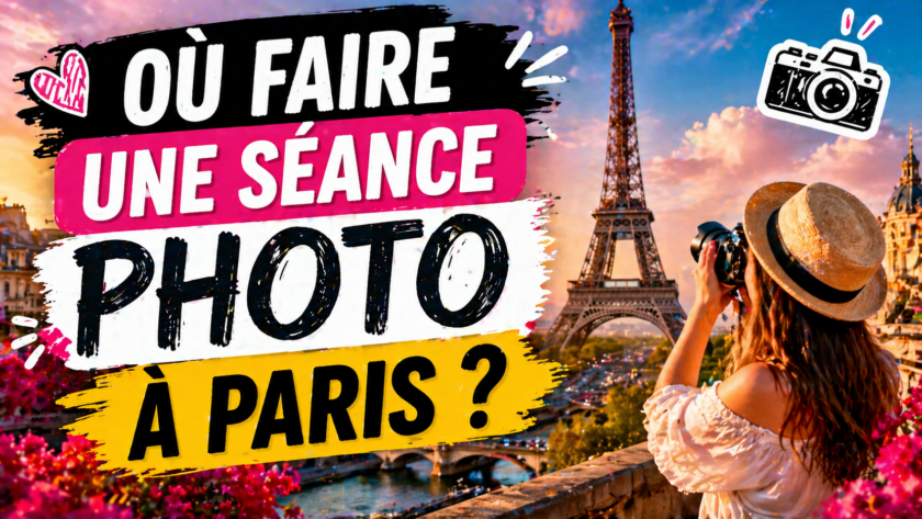 Où faire une séance photo à Paris ?