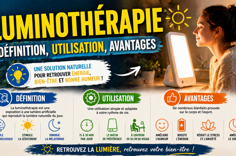 La luminothérapie : définition, utilisation, avantages