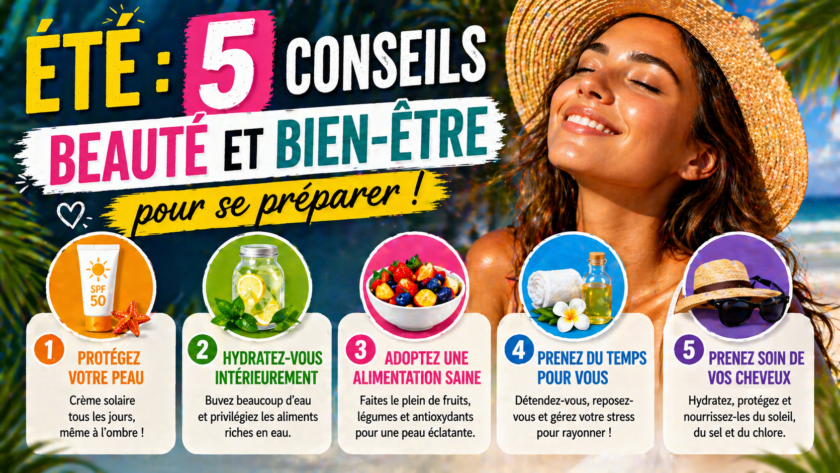 Été : 5 conseils beauté et bien-être pour se préparer