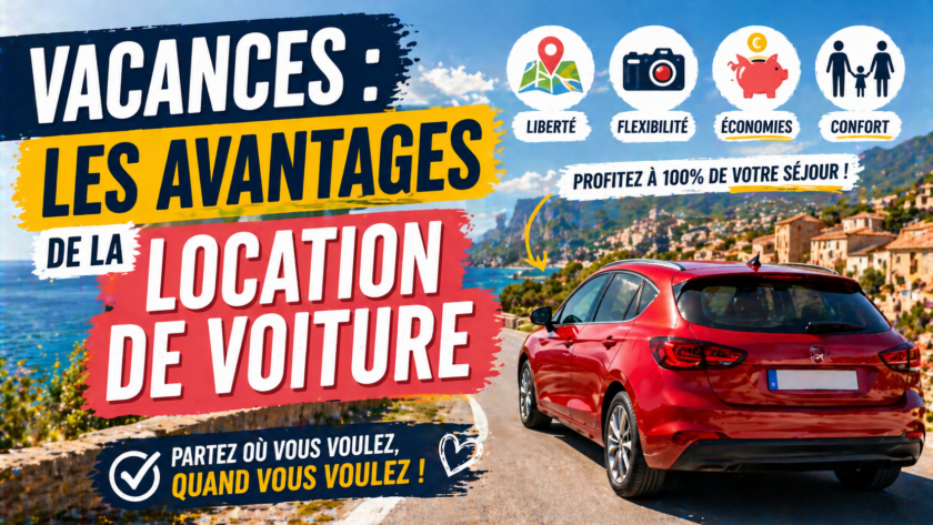 Vacances : les avantages de la location de voiture