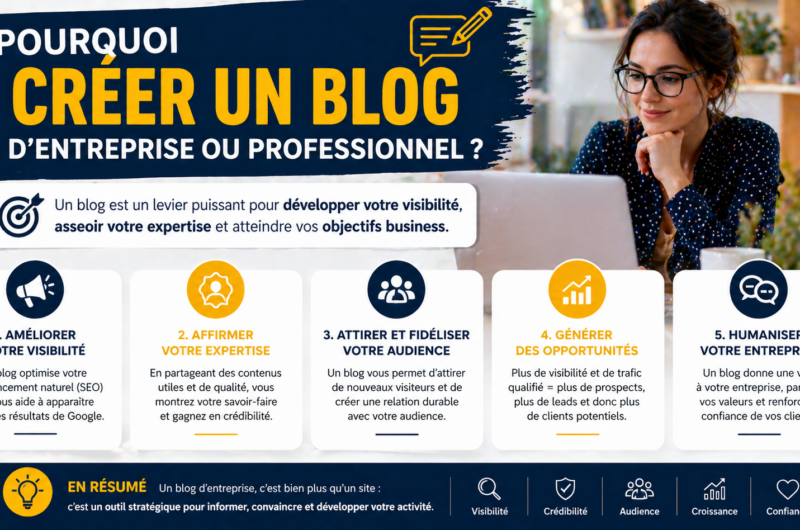Pourquoi créer un blog d’entreprise ou professionnel ?