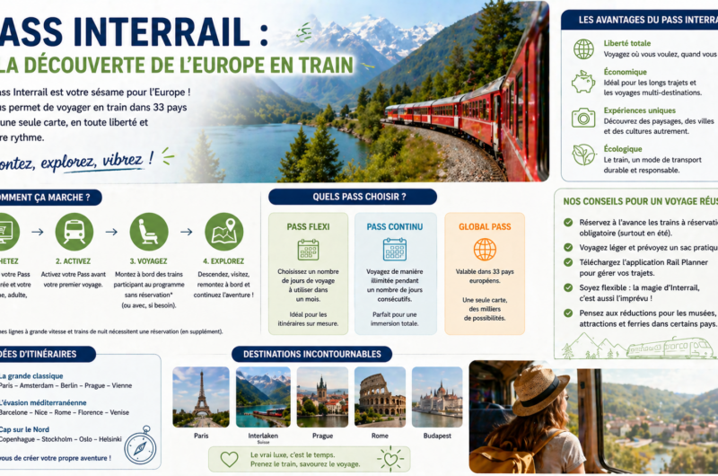 Pass Interrail : À la découverte de l’Europe en train