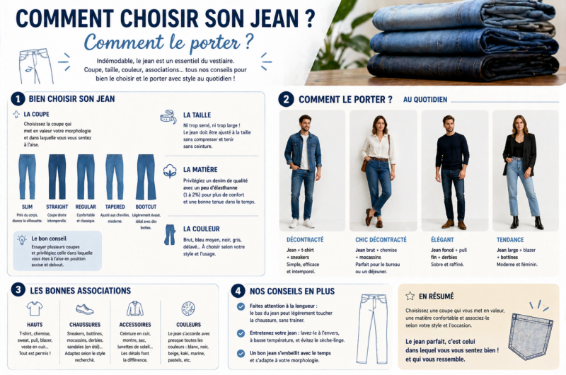Comment choisir son jean ? Comment le porter ?