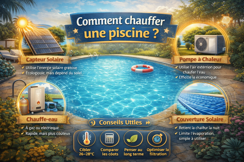 Comment chauffer une piscine ?