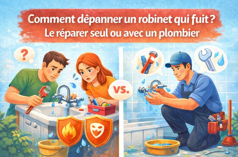 Comment dépanner un robinet qui fuit ? Le réparer seul ou avec un plombier