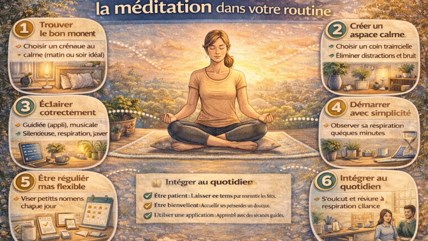 Comment intégrer la méditation dans votre routine
