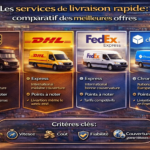 Les services de livraison rapide : comparatif des meilleures offres