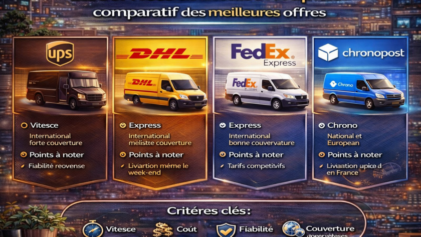 Les services de livraison rapide : comparatif des meilleures offres