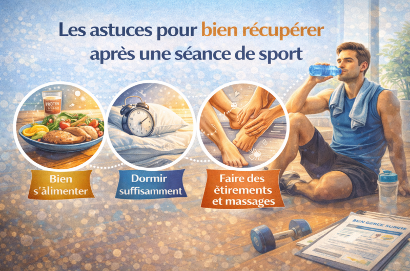 Les astuces pour bien récupérer après une séance de sport