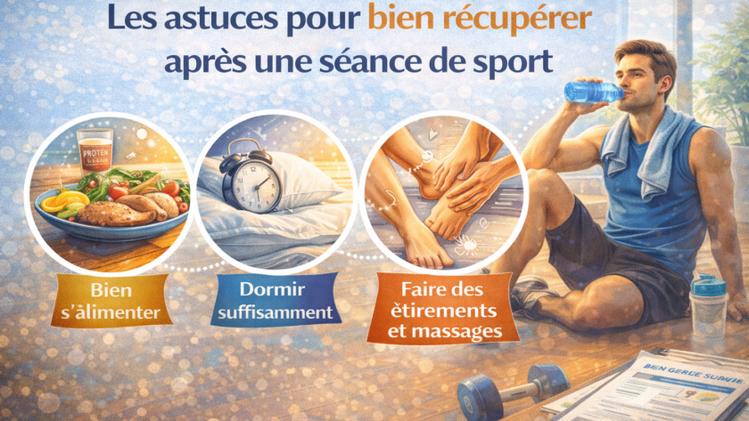 Les astuces pour bien récupérer après une séance de sport