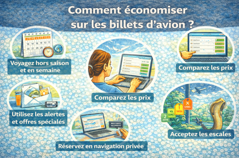 Comment économiser sur les billets d’avion ?