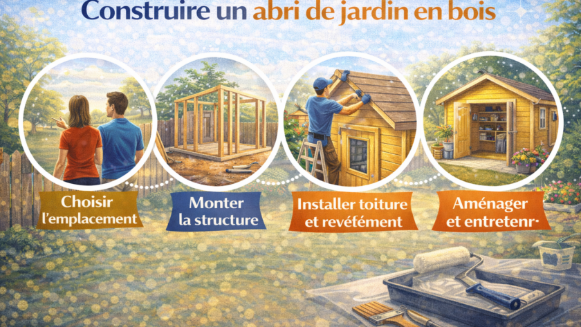 Construire un abri de jardin en bois