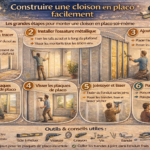 Construire une cloison en placo facilement