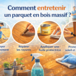 Comment entretenir un parquet en bois massif ?