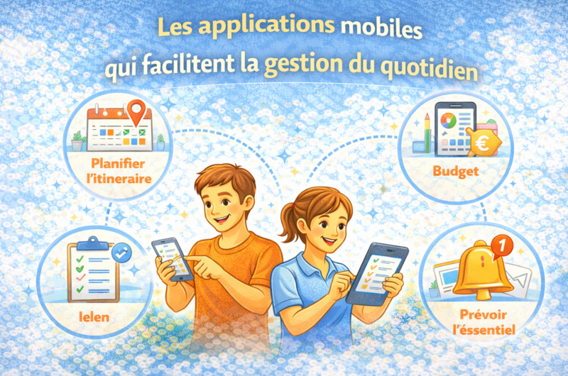 Les applications mobiles qui facilitent la gestion du quotidien