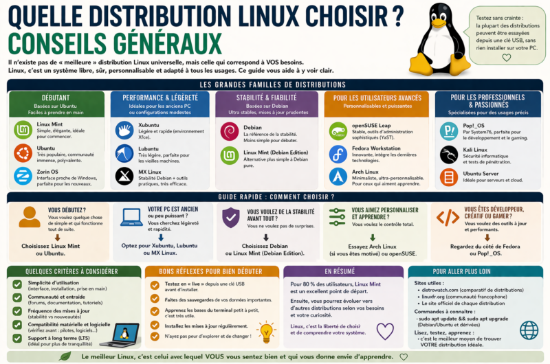 Guide des distributions Linux en français