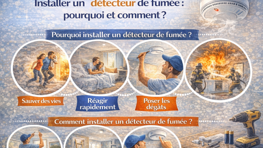 Installer un détecteur de fumée : pourquoi et comment ?