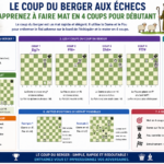 Le coup du berger au échecs, apprenez à faire un mat en 4 coups pour débutant