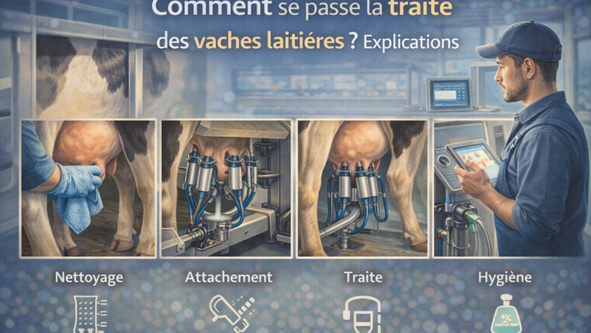 Comment se passe la traite des vaches laitières ? Explications