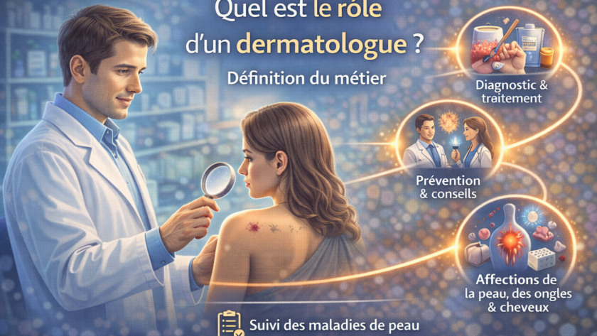 Quel est le rôle d’un dermatologue ? Définition du métier