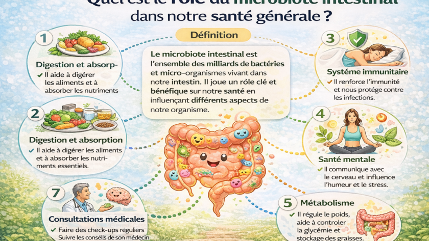 Quel est le rôle du microbiote intestinal dans notre santé générale ?