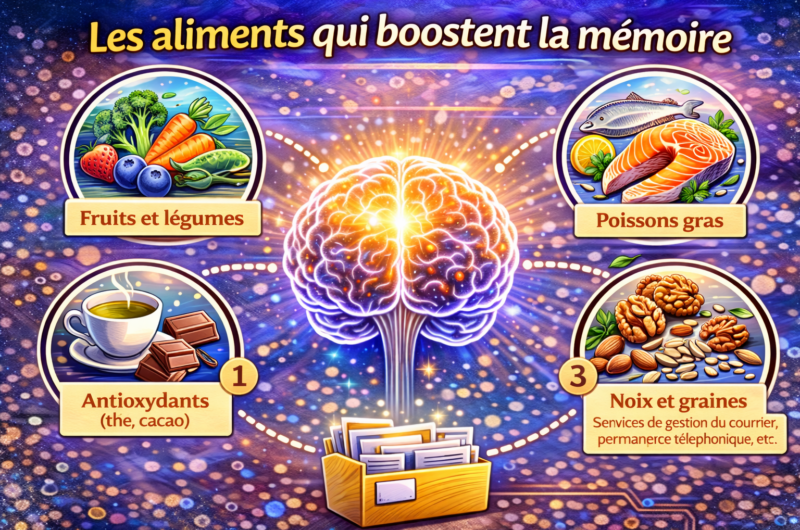 Les aliments qui boostent la mémoire