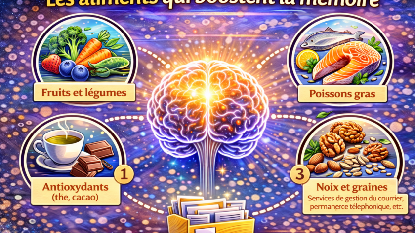 Les aliments qui boostent la mémoire