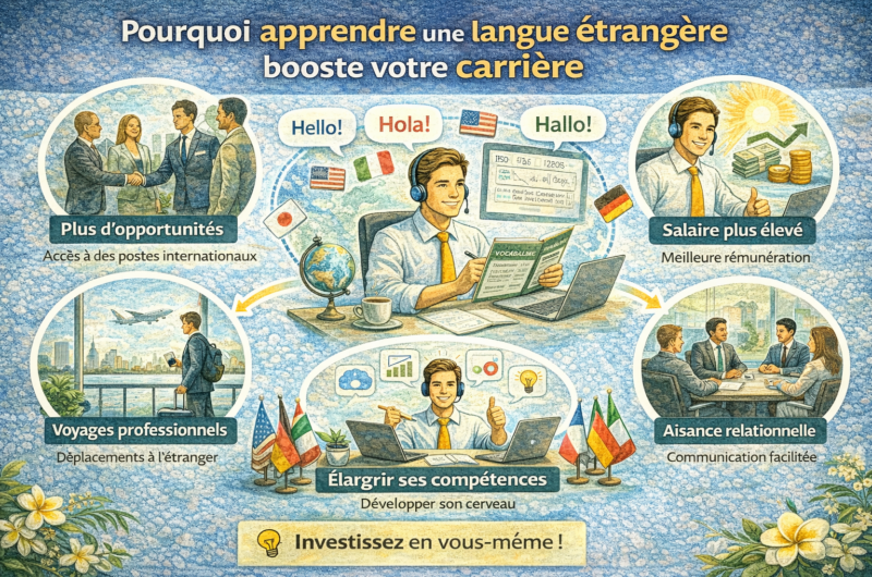Pourquoi apprendre une langue étrangère booste votre carrière