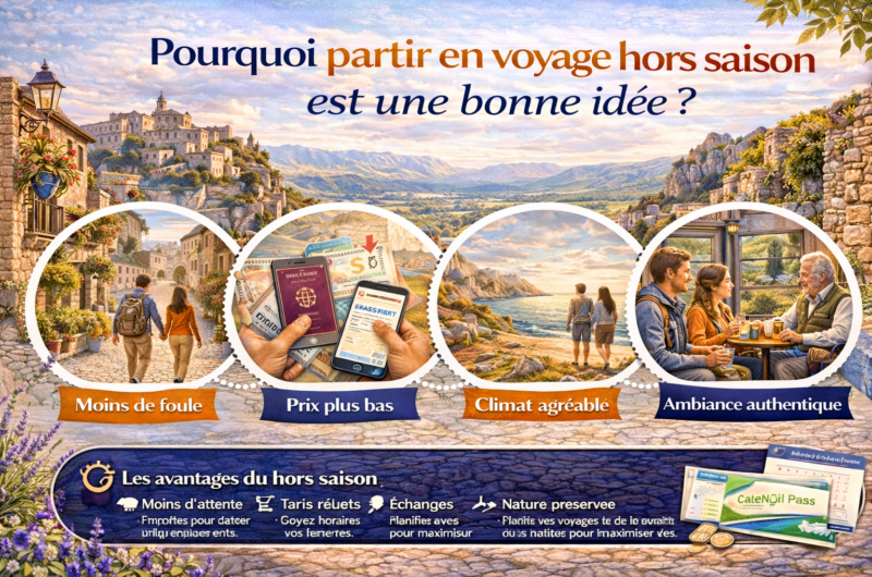Pourquoi partir en voyage hors saison est une bonne idée ?