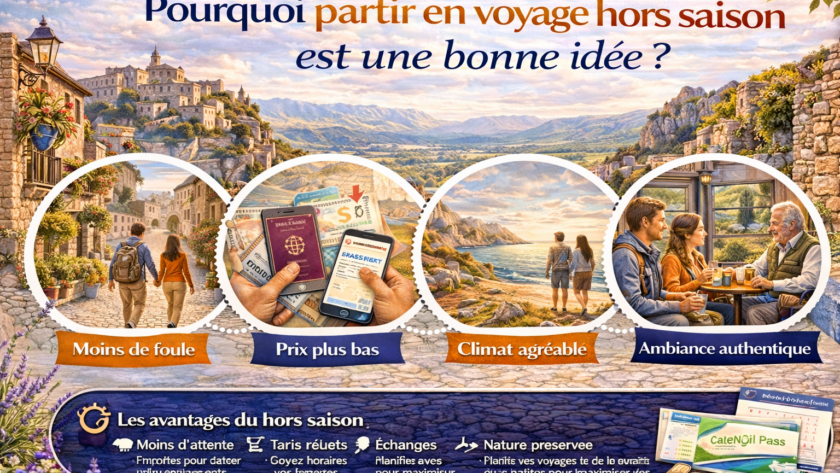 Pourquoi partir en voyage hors saison est une bonne idée ?