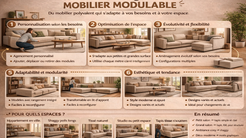 Les avantages du mobilier modulable