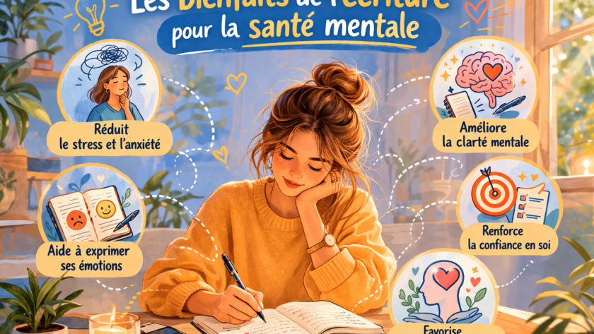 Les bienfaits de l’écriture pour la santé mentale