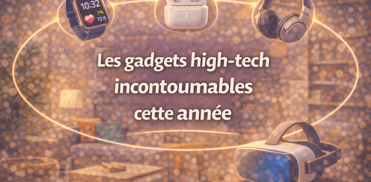 Les gadgets high-tech incontournables cette année
