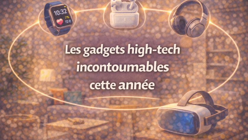 Les gadgets high-tech incontournables cette année