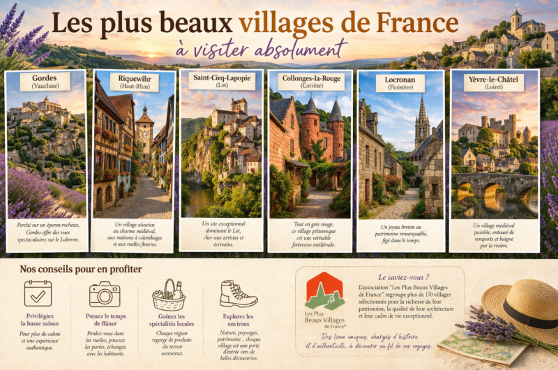 Les plus beaux villages de France à visiter