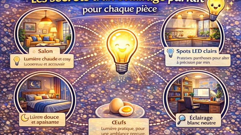 Les secrets d’un éclairage parfait pour chaque pièce