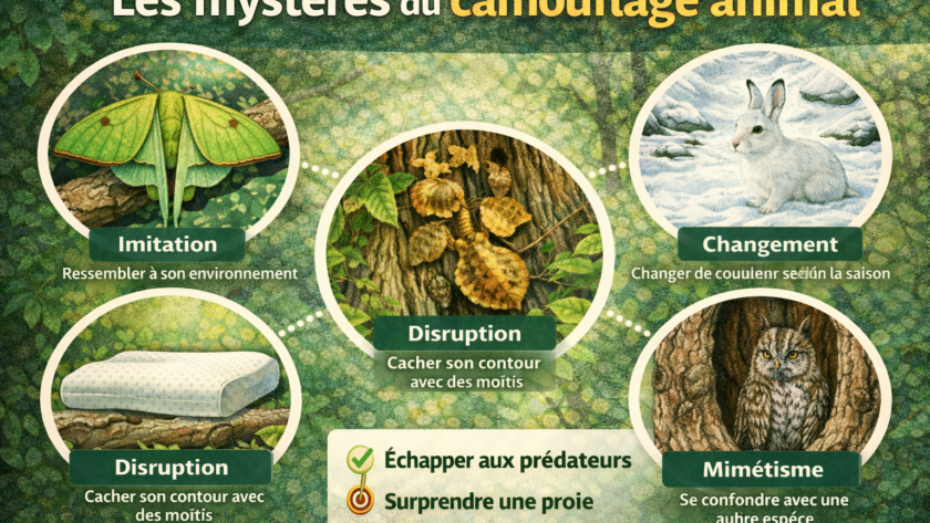 Les mystères du camouflage animal