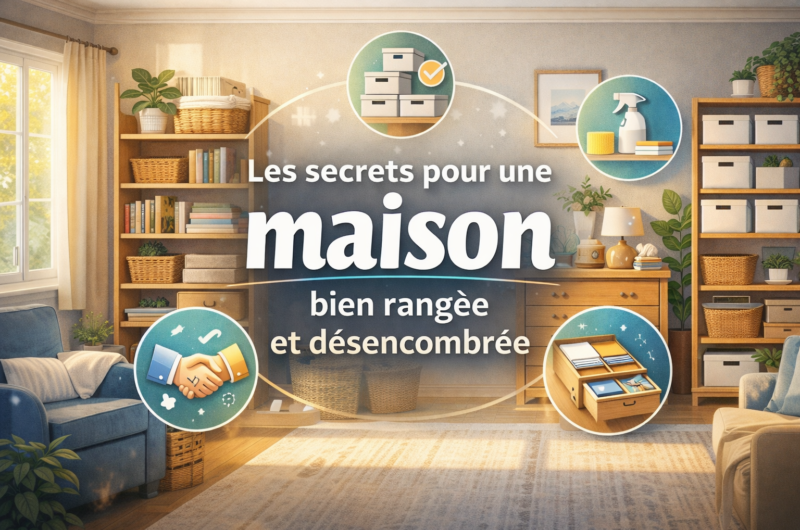 Les secrets pour une maison bien rangée et désencombrée