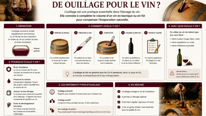 Ouiller : Que signifie l’action de ouillage pour le vin ?