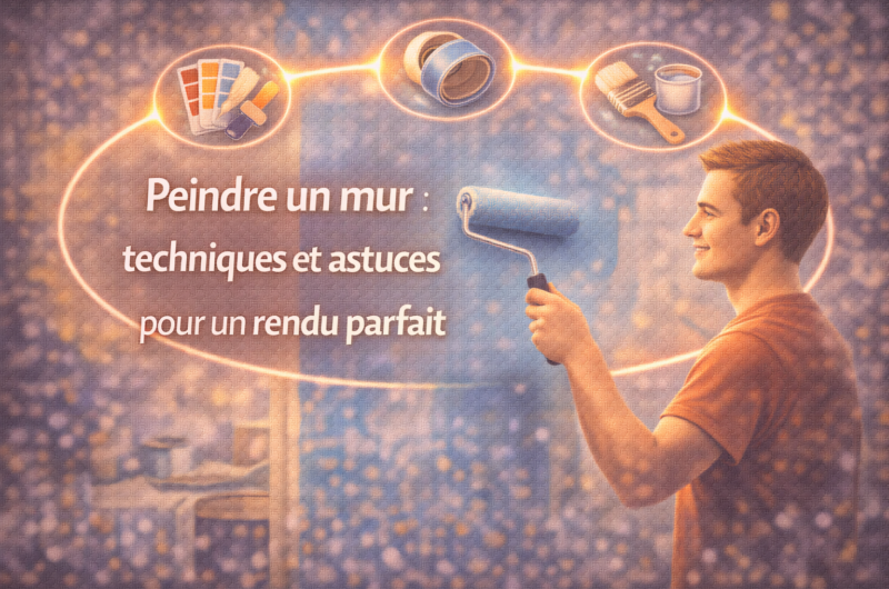 Peindre un mur : techniques et astuces pour un rendu parfait