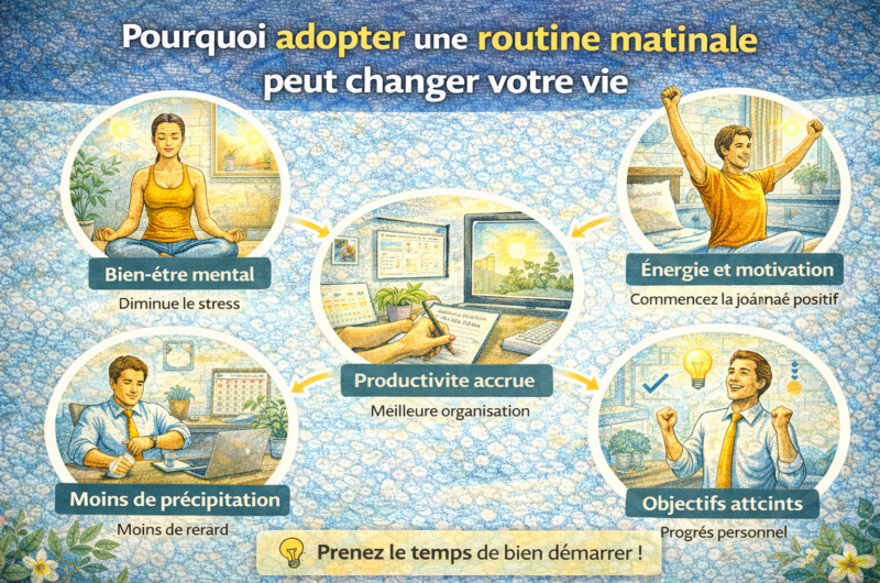 Pourquoi adopter une routine matinale peut changer votre vie