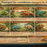 Pourquoi les caméléons changent-ils de couleur ?