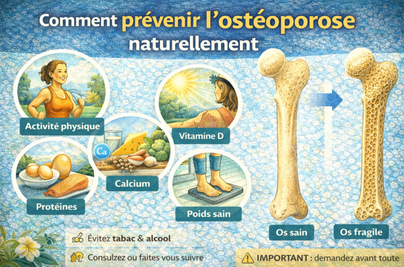 Comment prévenir l’ostéoporose naturellement