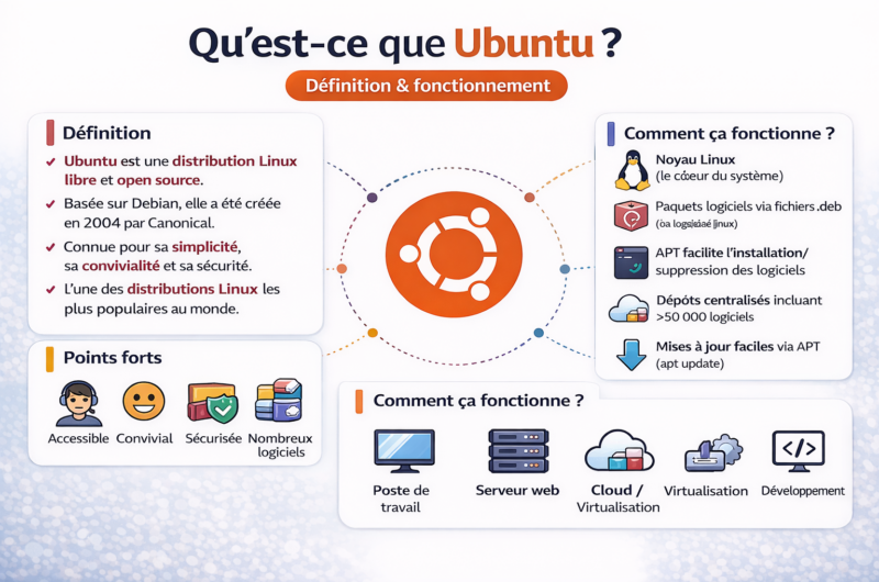 Qu’est-ce que Ubuntu ? Définition & fonctionnement