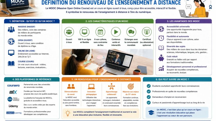 Qu’est-ce qu’un MOOC ? Définition du renouveau de l’enseignement à distance