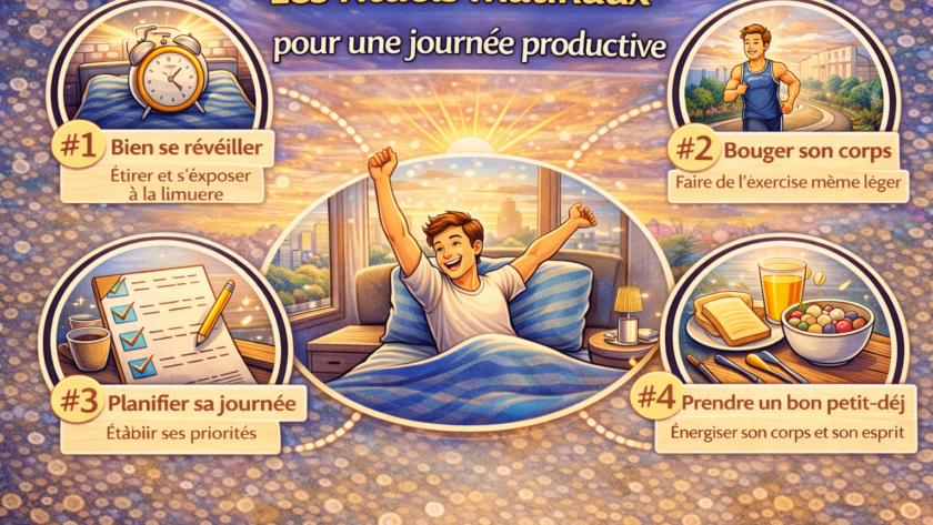 Les rituels matinaux pour une journée productive